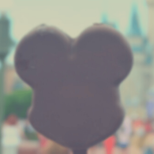 A photo of a mickey shaped ice cream bar